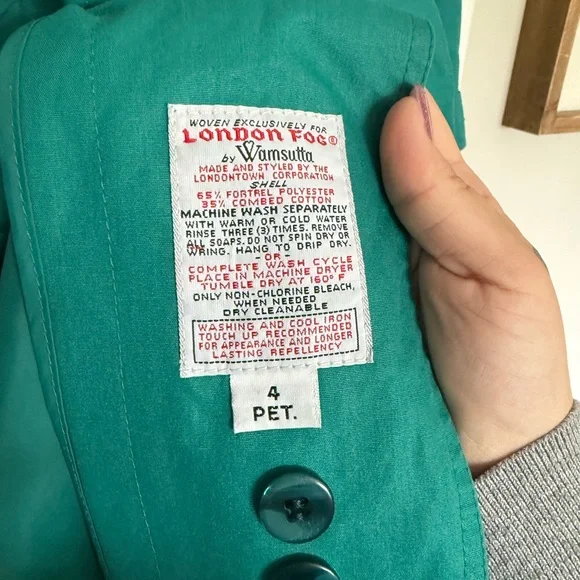 London Fog Trench Coat - Picture 9 of 10